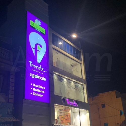 Bcklit Fabric Signage Outdoor